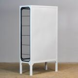 Armoire à pharmacie vintage en fer et verre, années 1970