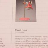 Design Midcentury Table Lamp by Pavel Grus, 1970s