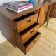 Danish teak sideboard – Mid-century credenza from the 1960s