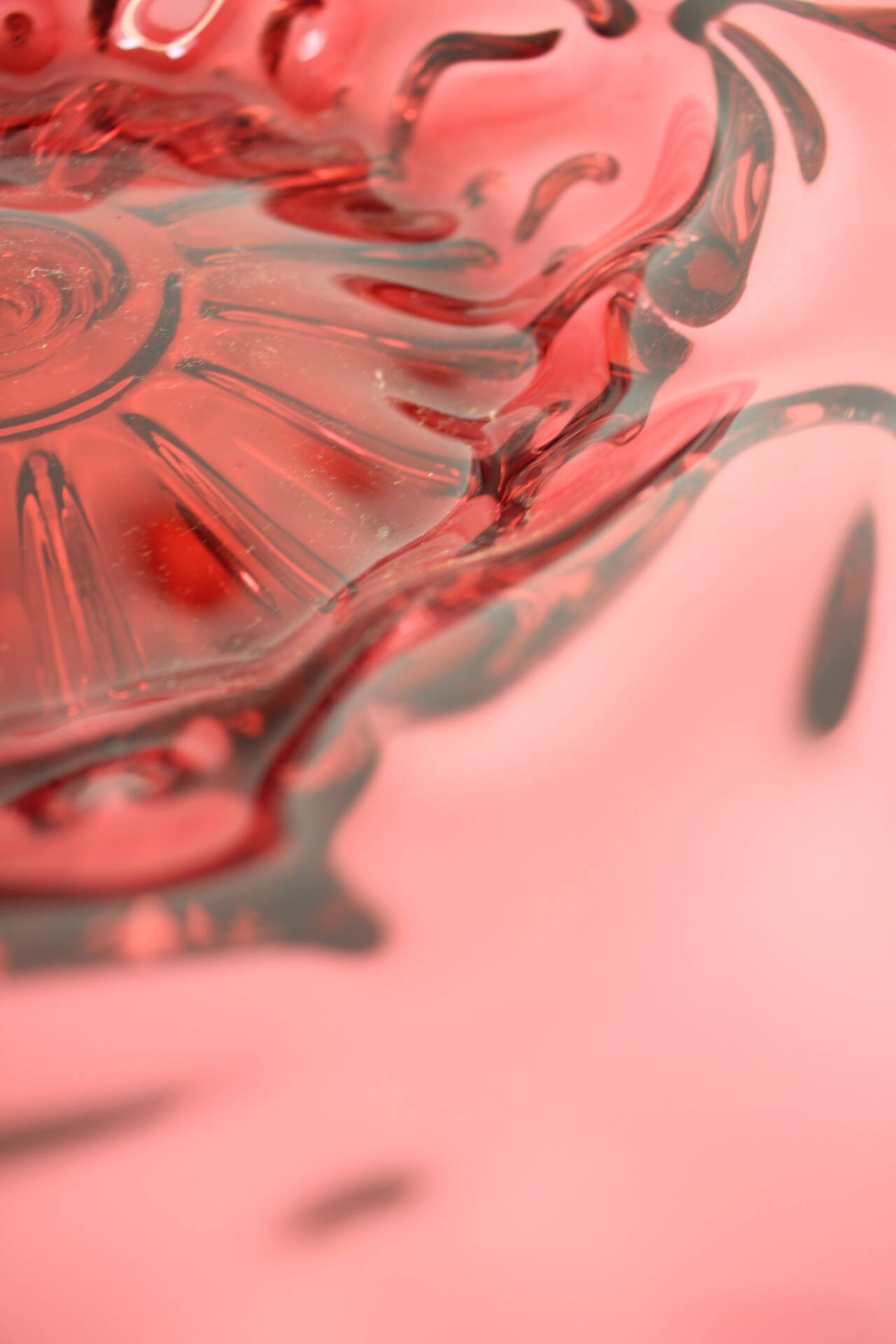 1960s Czech Art Glass Bowl by Josef Hospodka for Chribska Glassworks