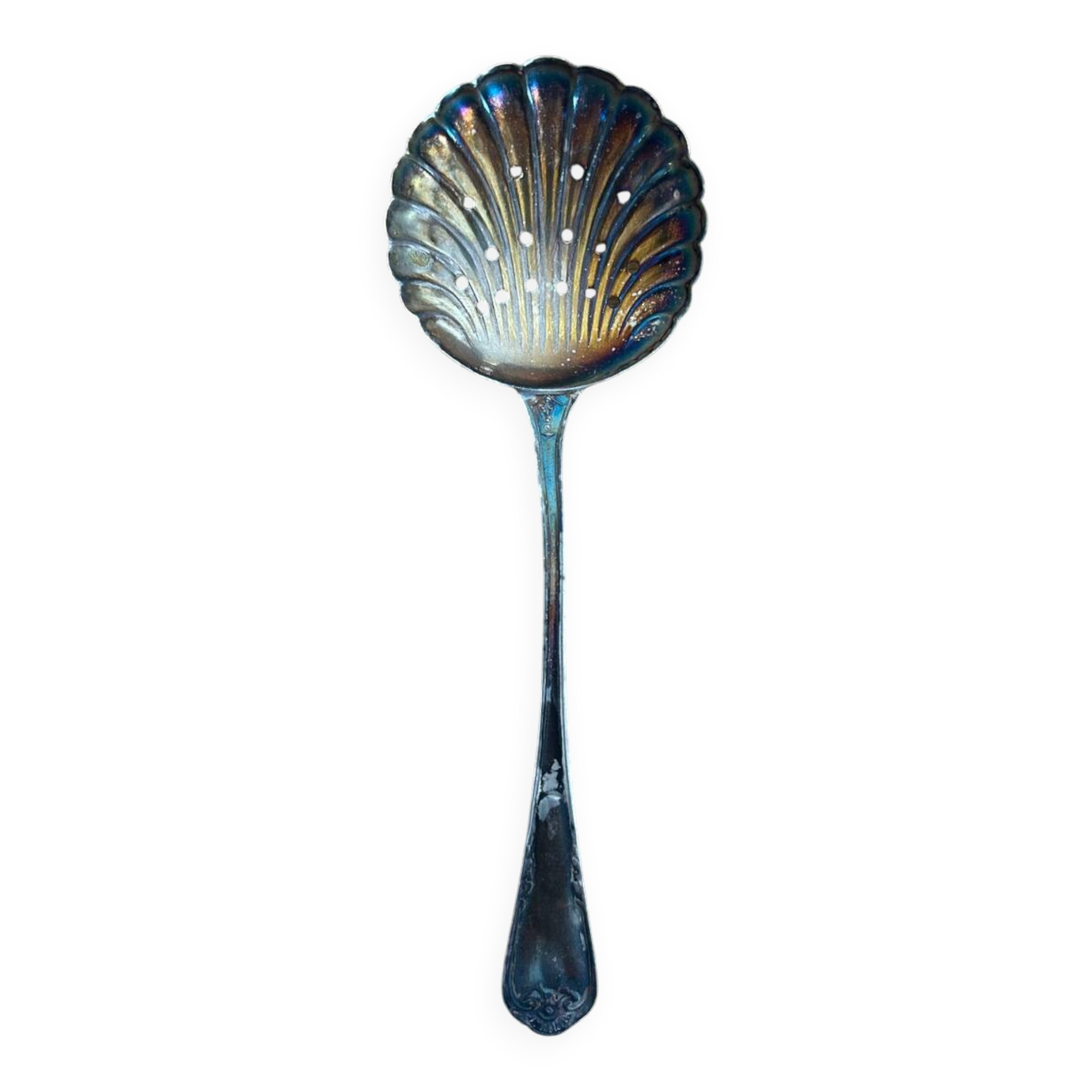 Silver sugar spoon