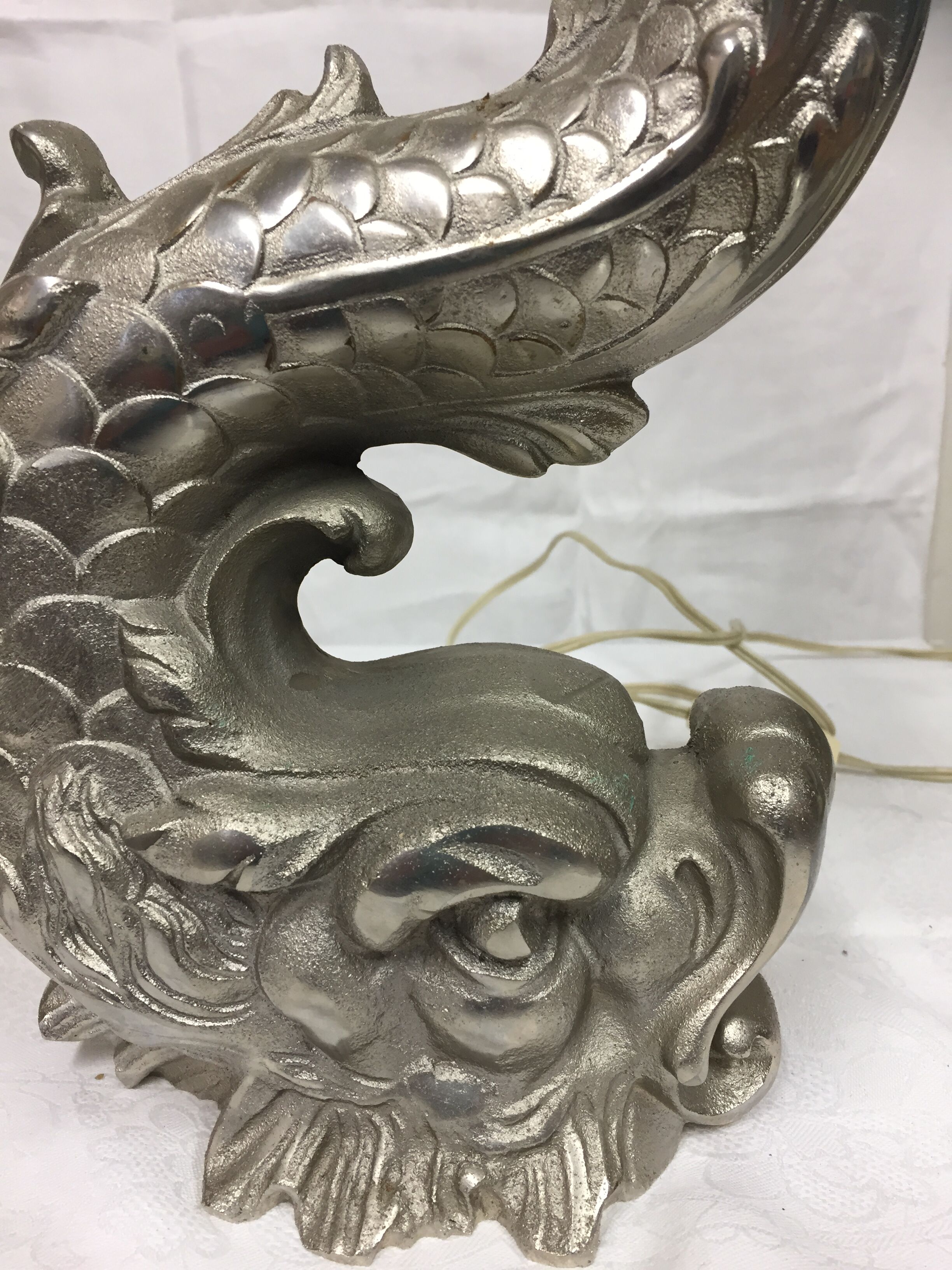 large dolphin table lamp