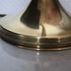 Lampe bronze verre perles