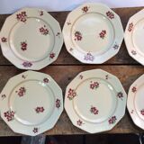 Set of 10 vintage plates