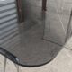 Smoked glass and chrome desk 1970