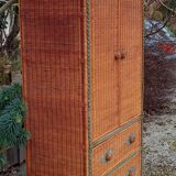 Armoire en rotin