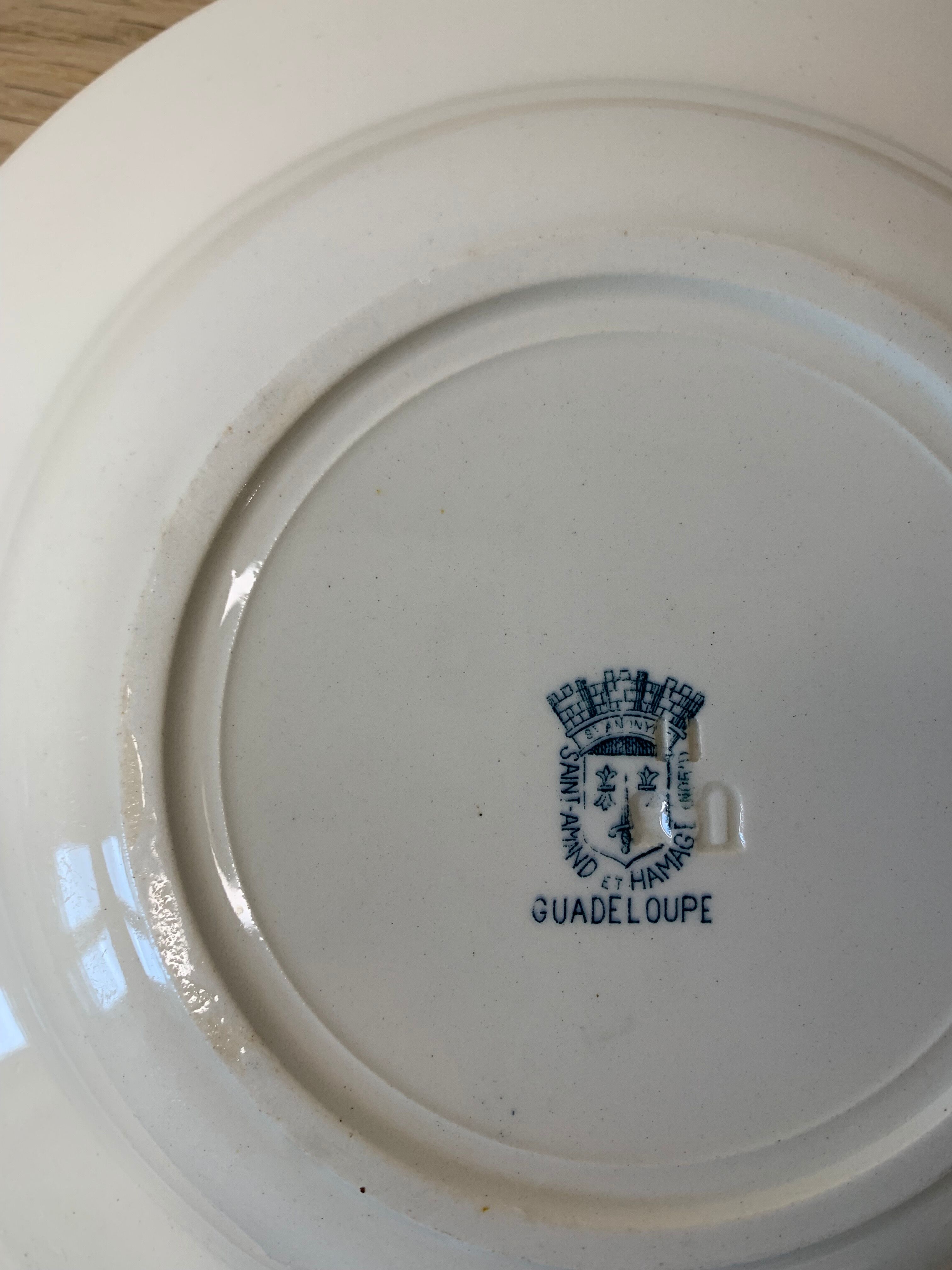 Plate saint-amand - guadeloupe