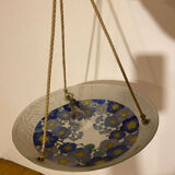 Loys lucha acid-engraved glass hanging