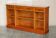Vintage yew wood library/buffet with three drawers.