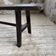 Dark patinated 1900 bench 220cm