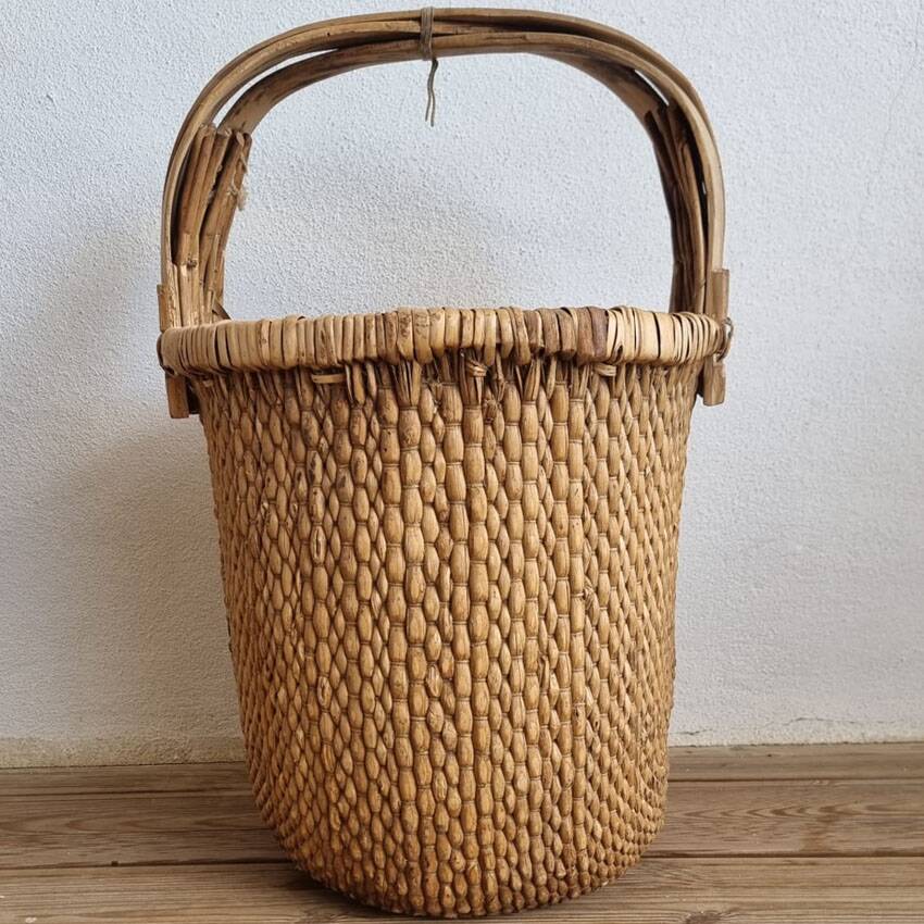 Old Chinese rice basket, Wabi Sabi