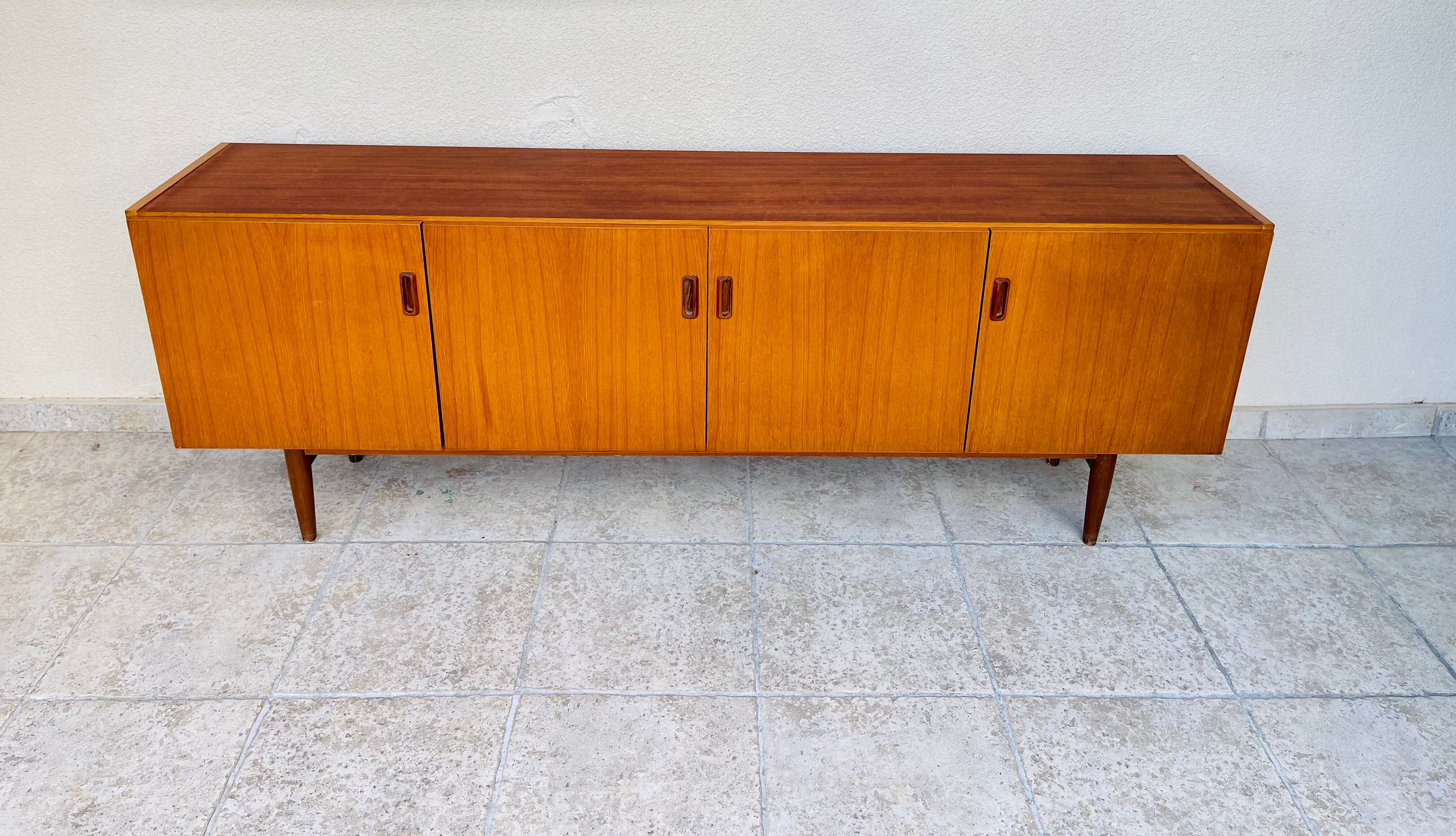 Scandinavian teak row