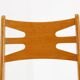 Ensemble de quatre chaises de salle à manger rares restaurées des années 1960, Tchécoslovaquie