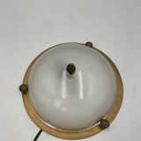 Holophane glass ceiling light