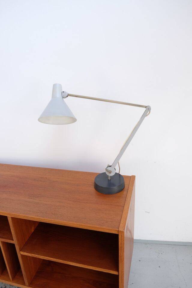 Vintage 1960s floor lamp, retro Mid-Century style.