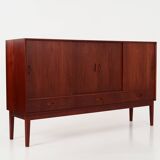Teak highboard, Danish design, 1970s, production: Denmark