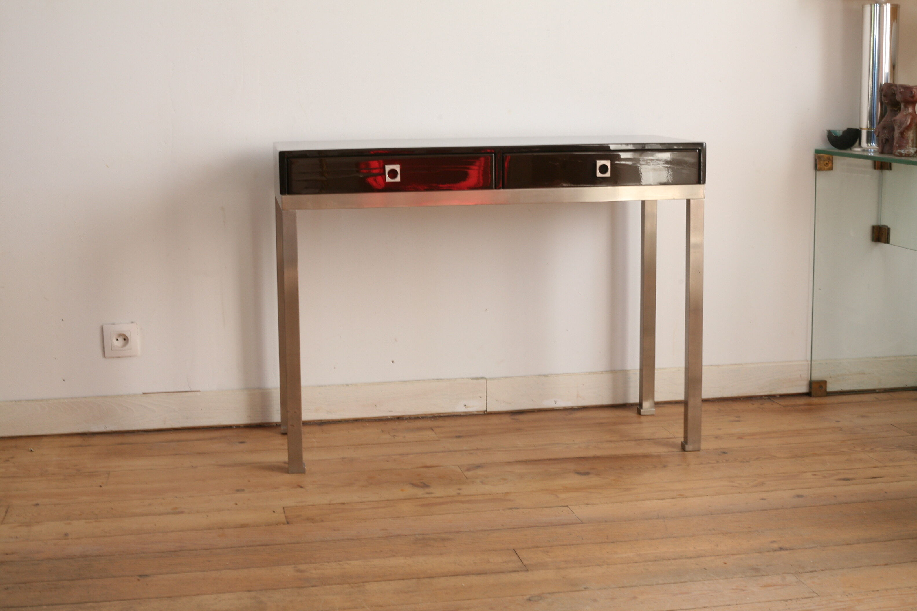 Console by Guy Lefèvre, Maison jansen, circa 1970