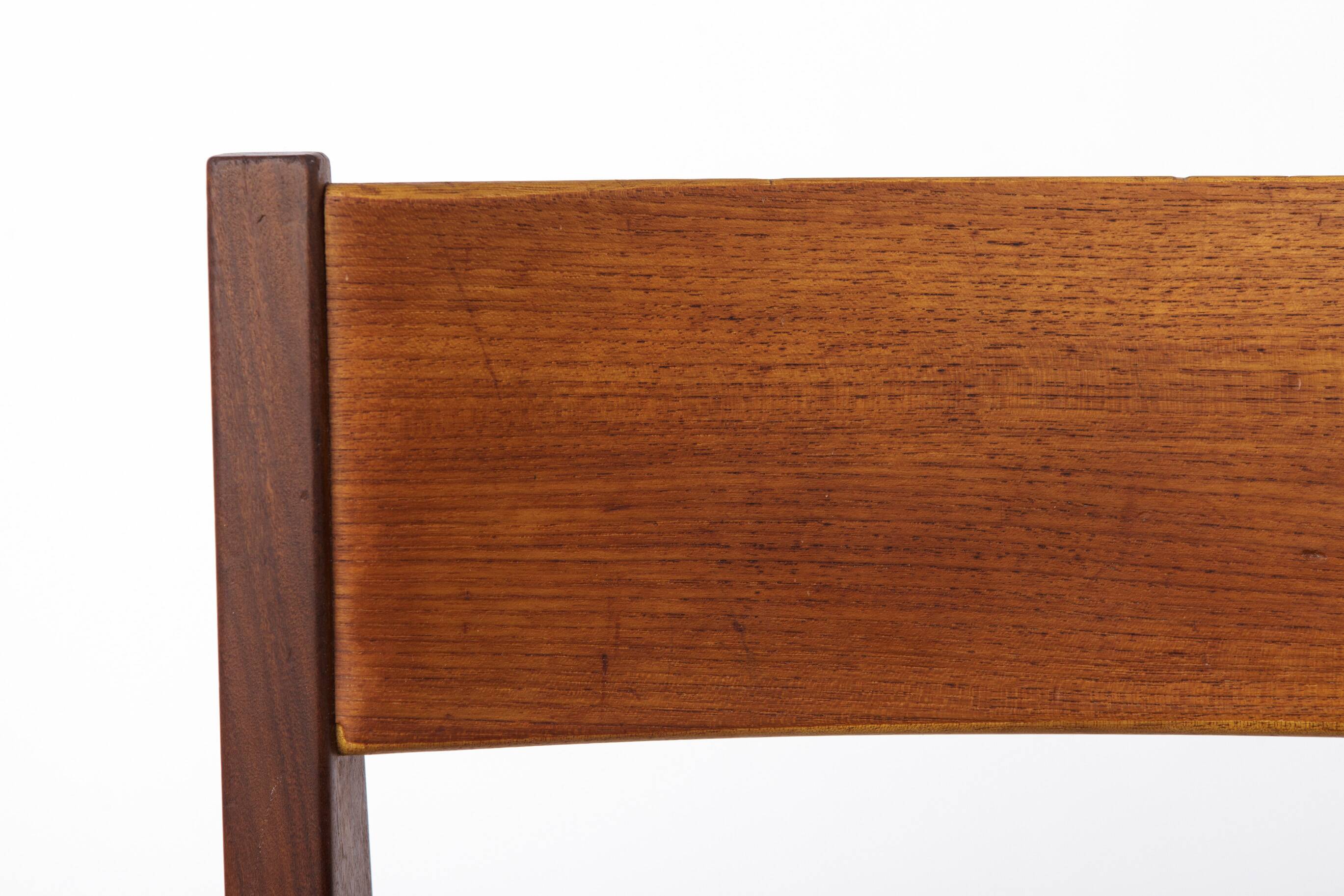 Vintage Poul Cadovius Chair “Pia” for Cado, Danish Teak Chair 1960s, Black