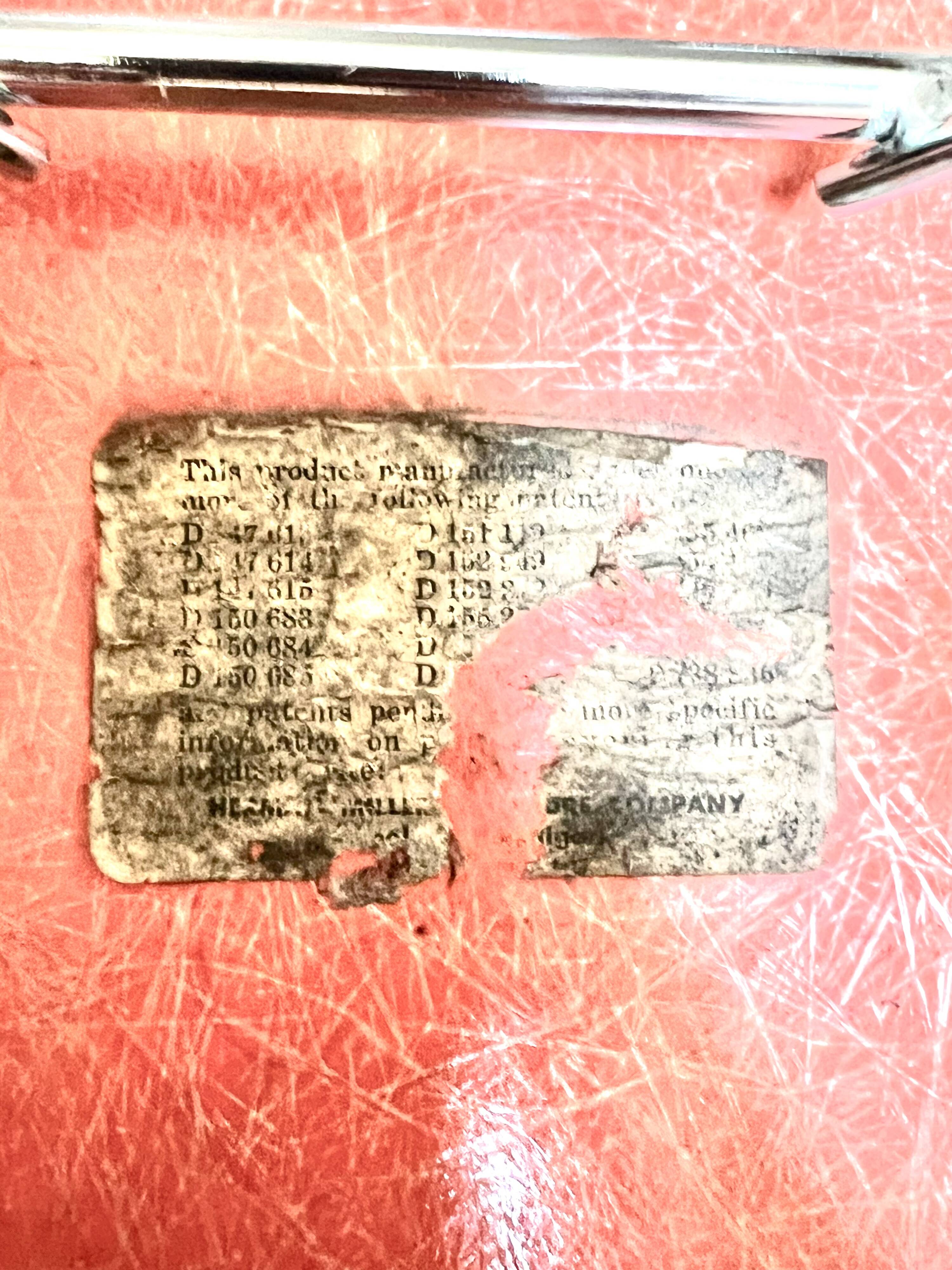 EAMES RAR ROCKING CHAIR HERMAN MILLER 60s design no Vitra