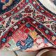 Handmade antique Persian Hamadan rug 71cm x 106cm, 1920s