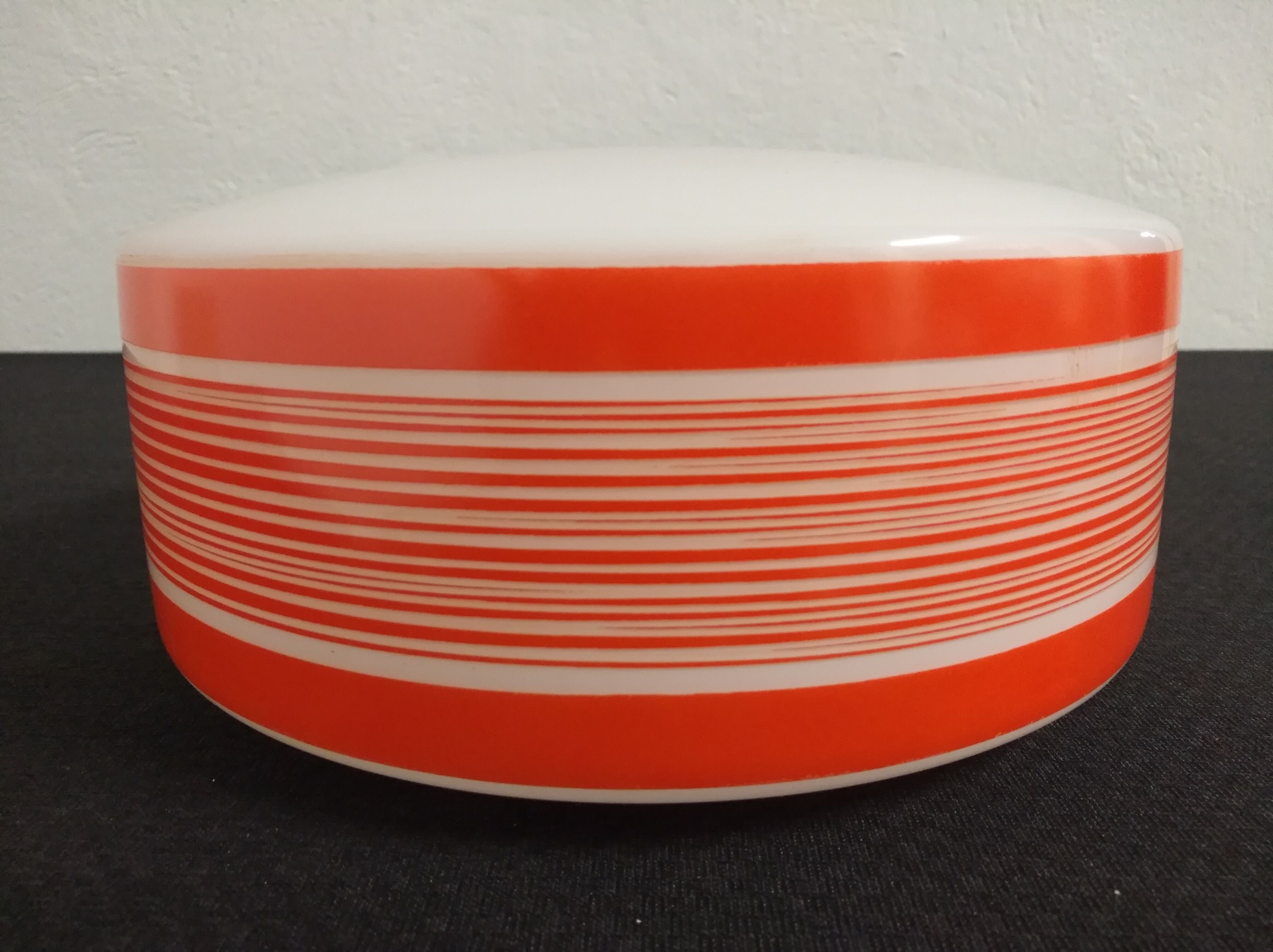 Opalin glass ceiling light from the 70s