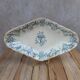 Ravier ironstone Longchamp model Louis XVI with old blue decoration.