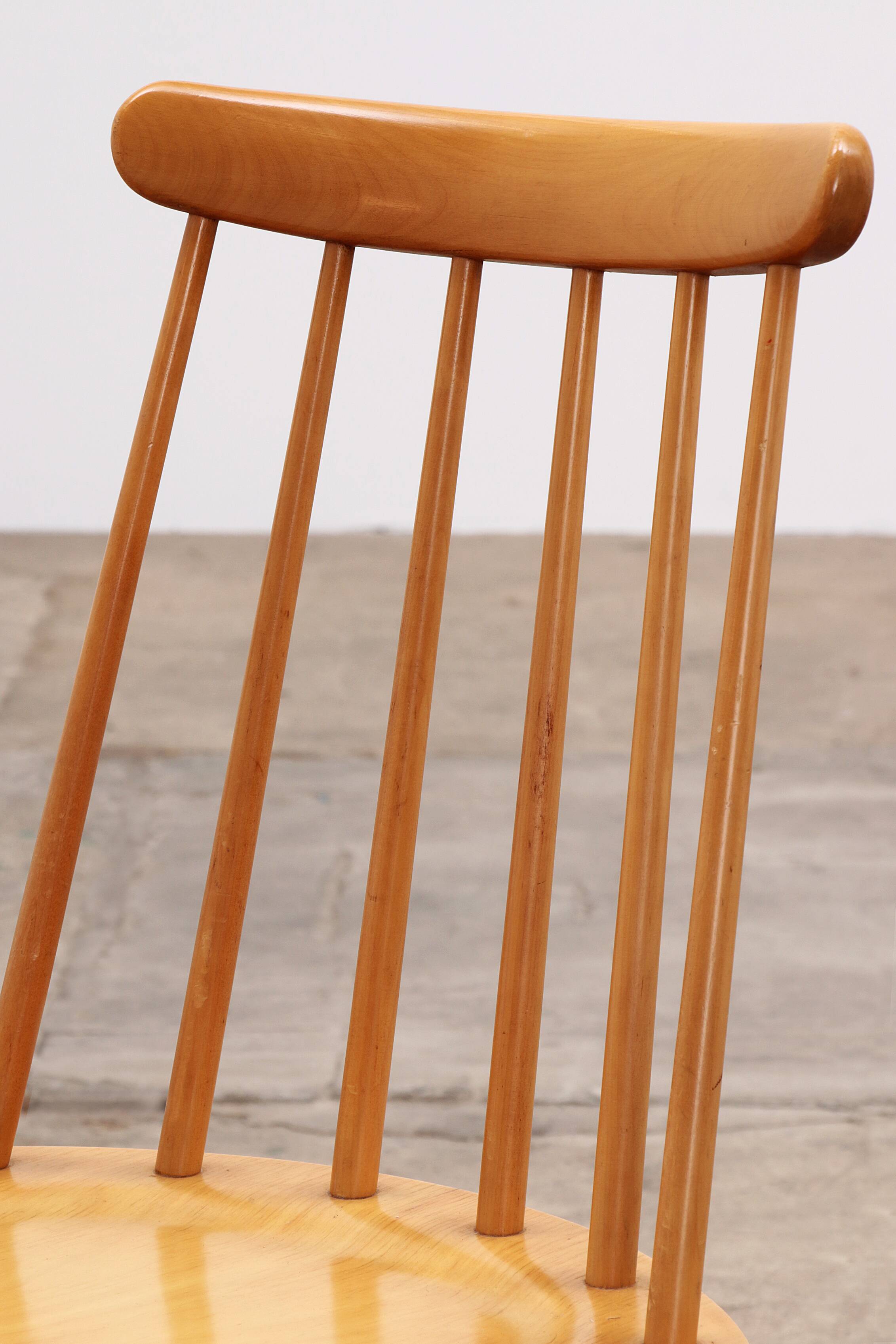4 Dining room chairs made by Asko, 1960 Finland