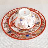 Old tea cup + Japanese porcelain saucer