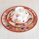 Old tea cup + Japanese porcelain saucer