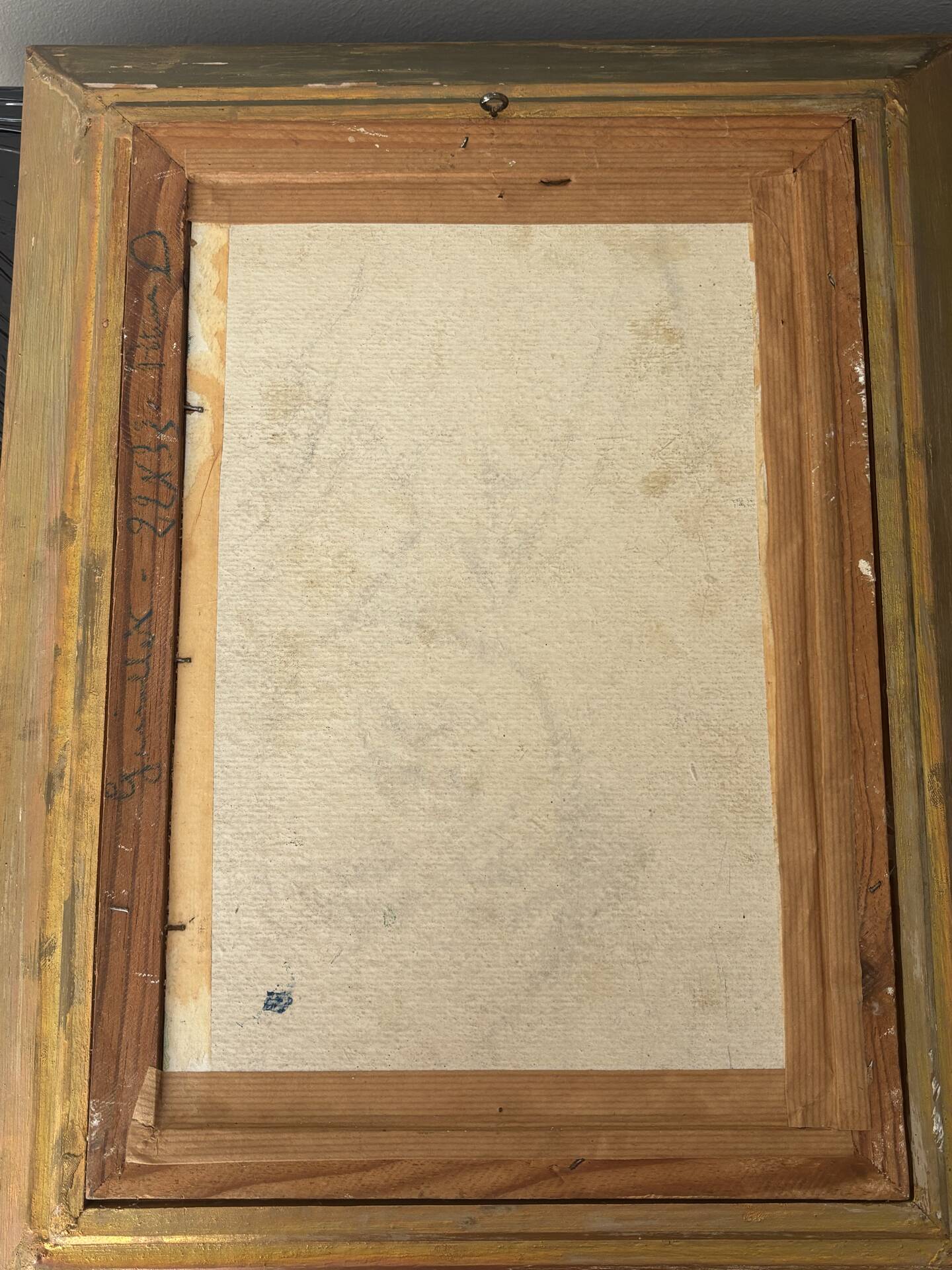 Peinture ancienne encadrée - signée R Guillet - 1948