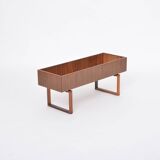 Elegant Danish Midcentury Wooden Planter Box