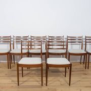 Set de 8 chaises de salle à manger en teck par Victor Wlkins pour G-Plan, 1960s