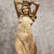 Statue de jardin ancienne en pierre sculpture française hauteur 175 cm