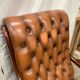 Many Vintage English Chesterfield Ottomans