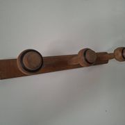 Porte manteau mural vintage en bois