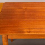 Teak danish extendable dining table, 1960