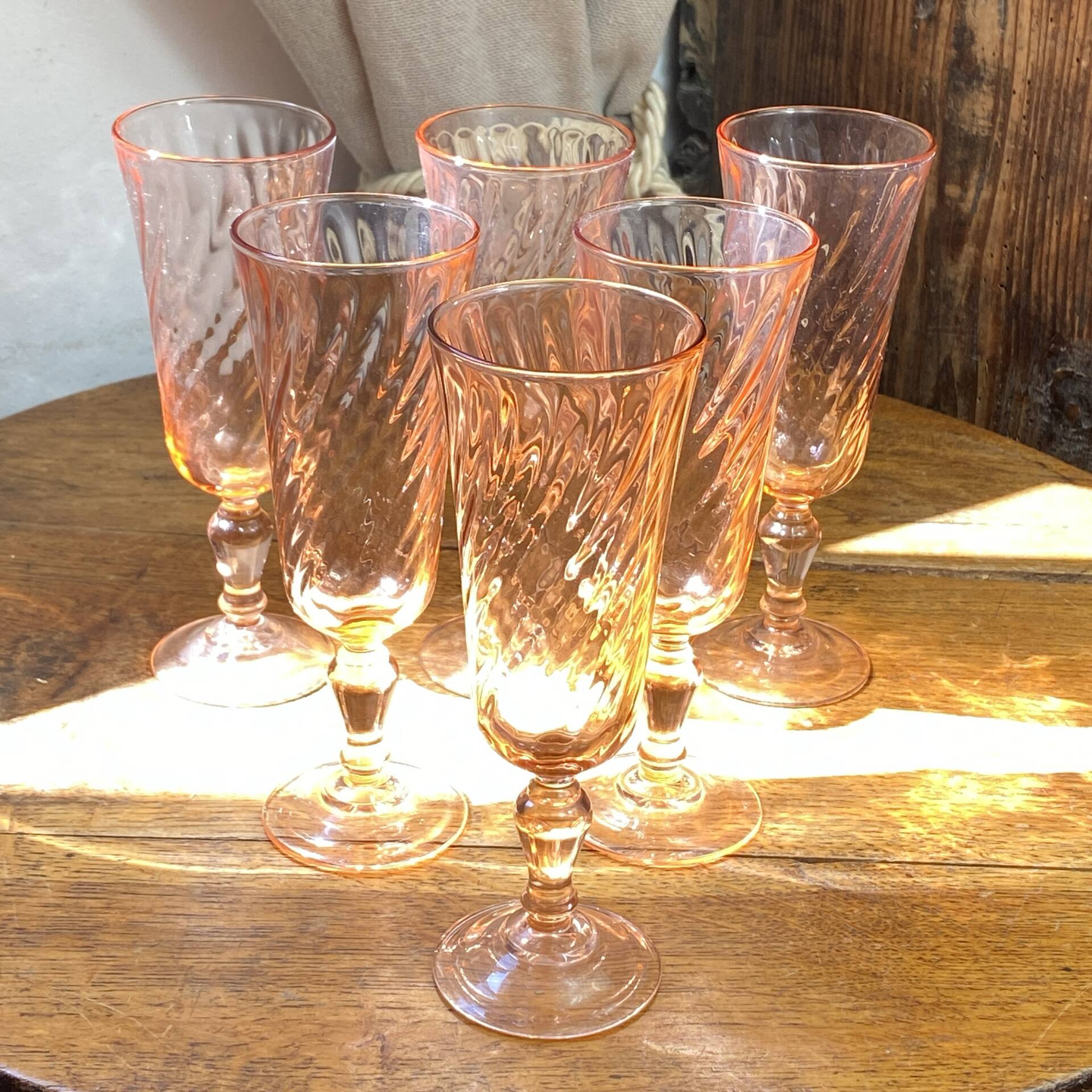 Flûtes à champagne, modèle Rosaline