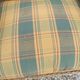 Pair of old armchairs wicker rattan & foot rest vintage year 60