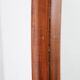 Italian mid-century oval teak wall mirror, 1980s