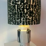 Set of 2 MCM table lamps: Unique recycled pieces made from vases by Ditmar Urbach Keramik – Czech Republic.