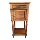 Beautiful antique nightstand in walnut with a marble top from the late 19th century.