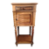 Beautiful antique nightstand in walnut with a marble top from the late 19th century.
