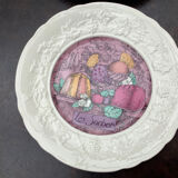 Assiettes Gien Les Délices