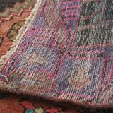 Unusual Signed Hand woven vintage rug - Tribal with animal motifs