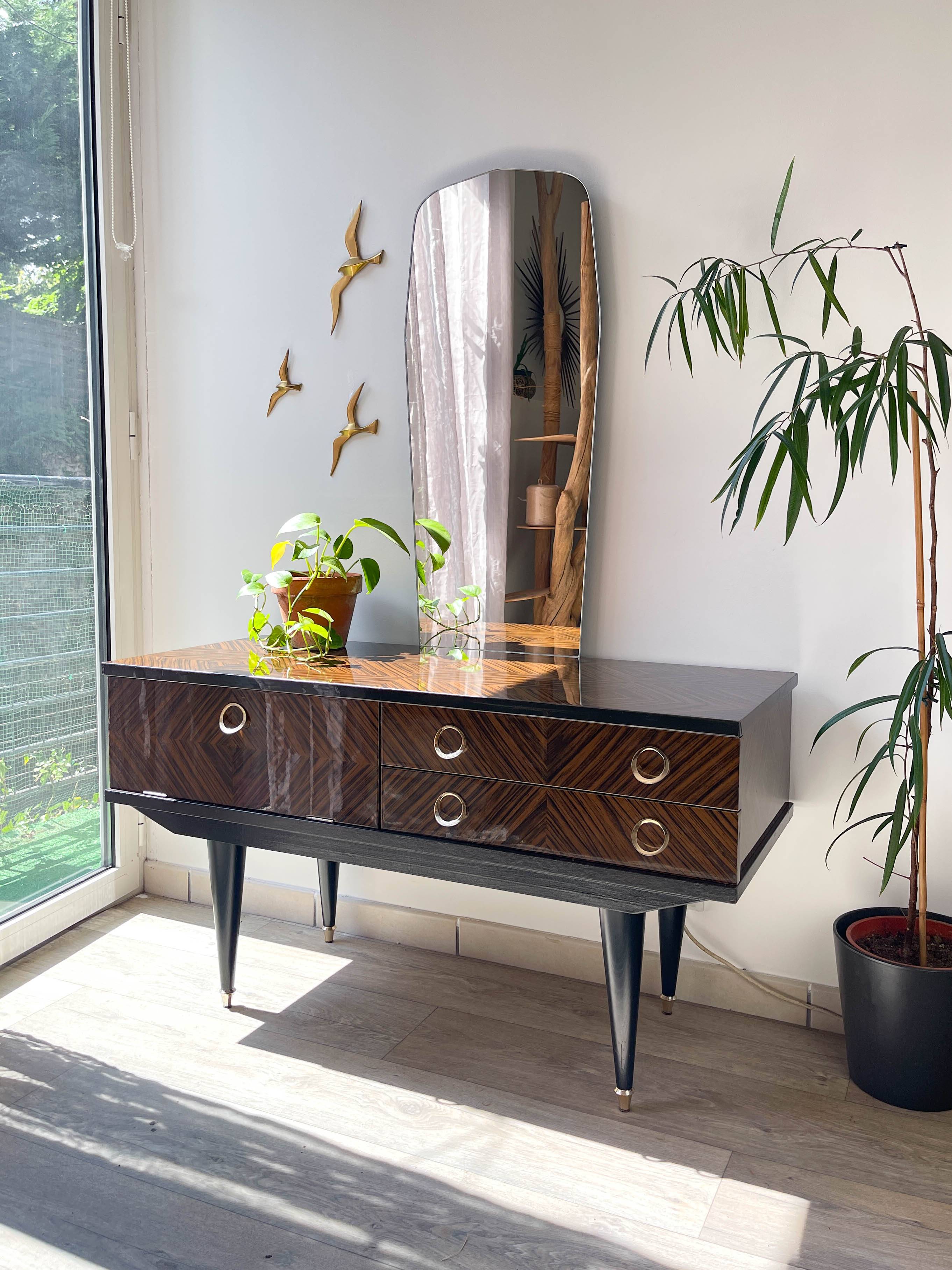 Coiffeuse vintage en Formica, 1960