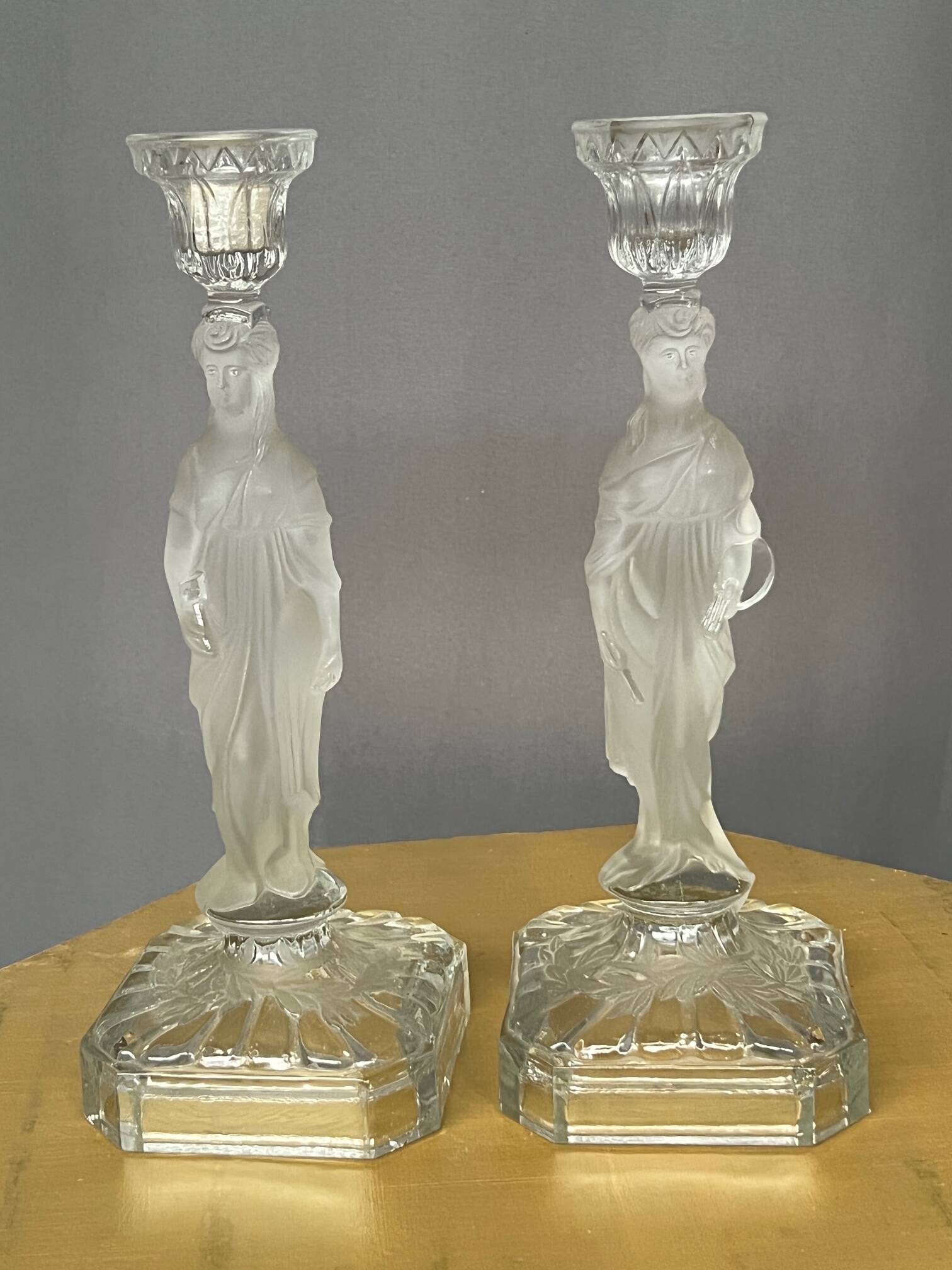 Pair of candlesticks.