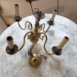 Lustre hollandais en laiton 4 branches