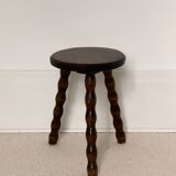 Wooden tripod stool