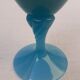 Blue opaline vase