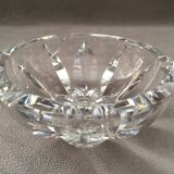 Cendrier vintage en cristal massif signé pierre gage 1951-1976 design art
